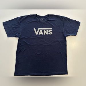 Vans dark blue classic fit  tshirt men’s size x large